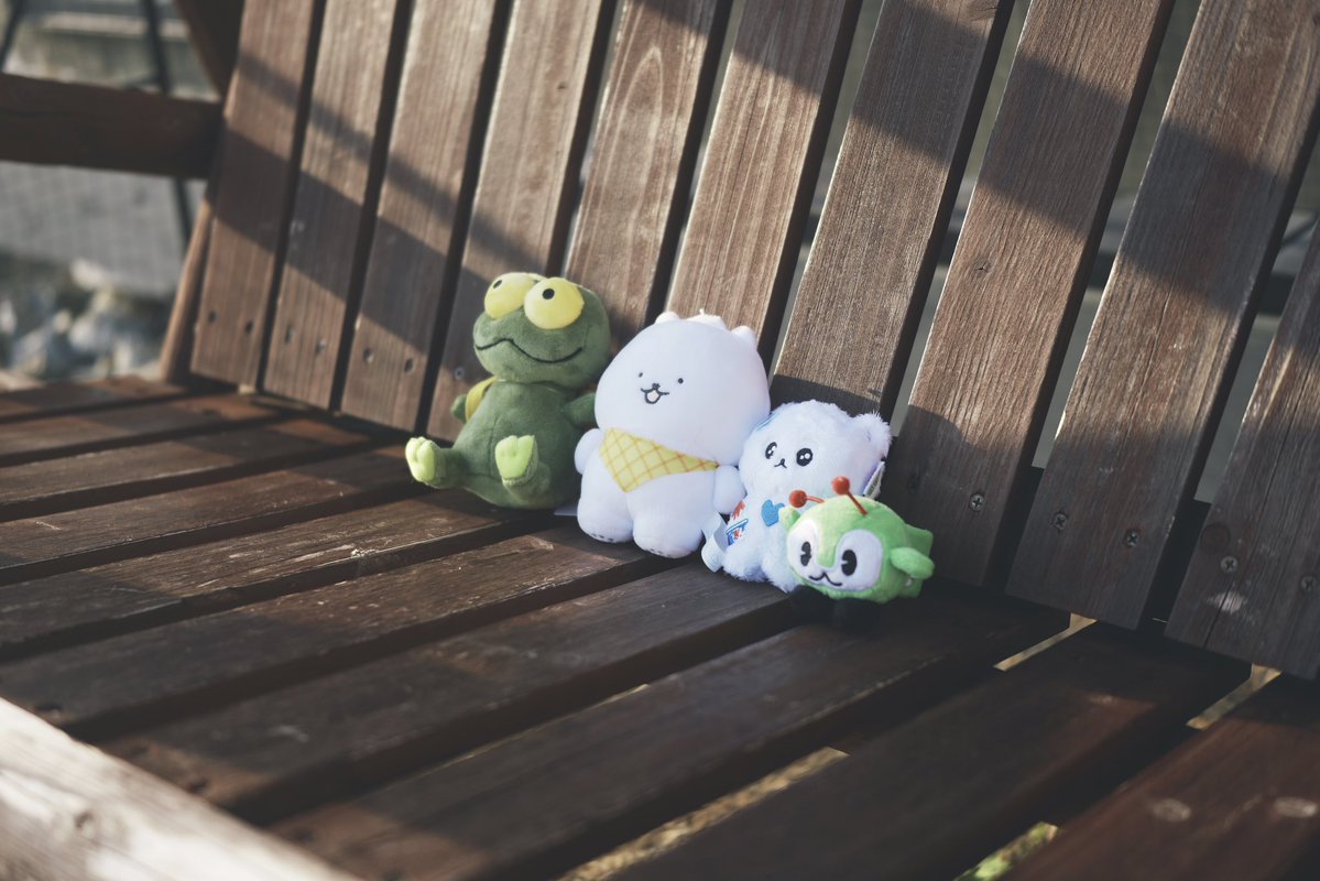 お外ぽかぽかで気持ちいいね