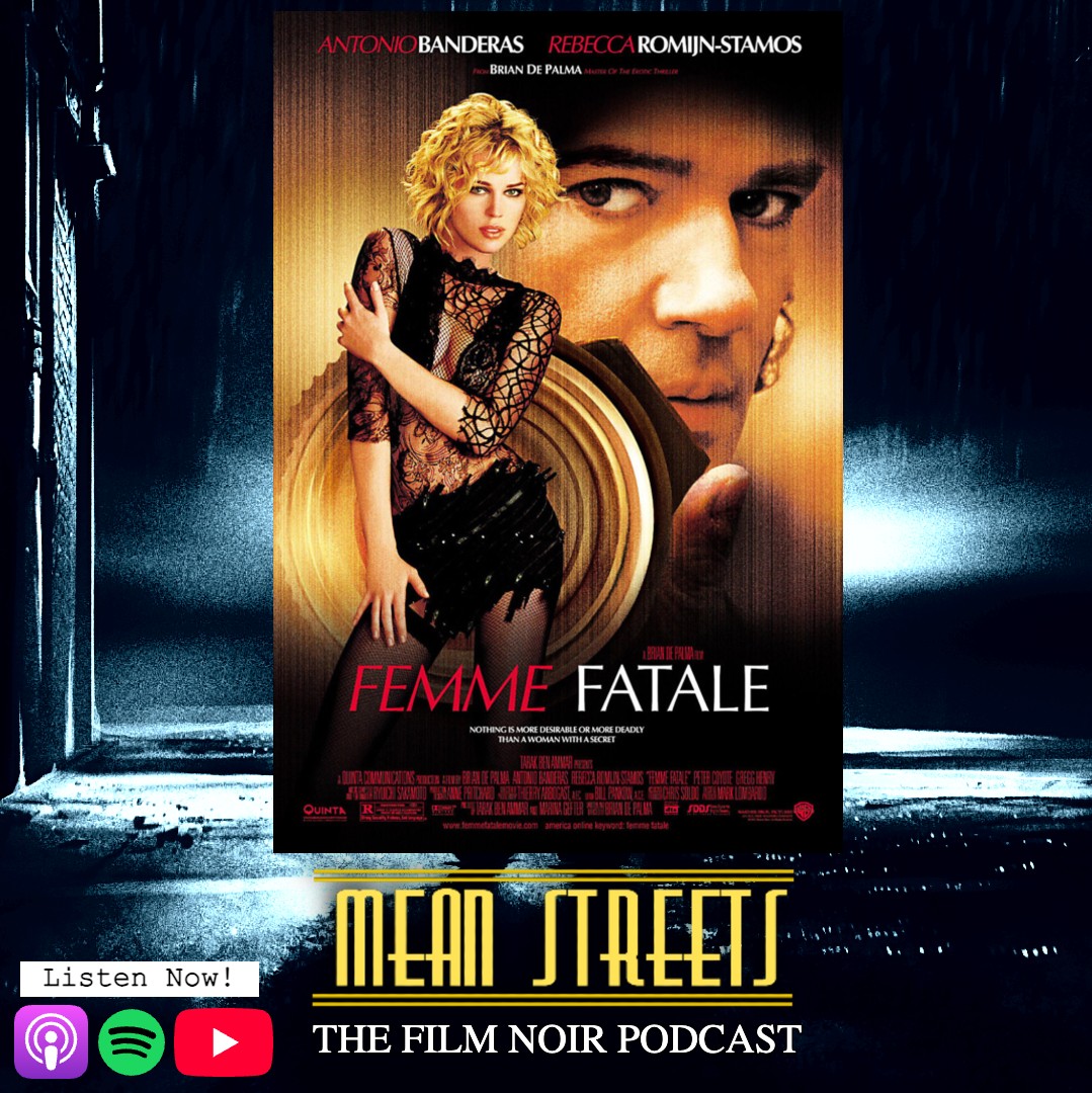 CinemaSleuths's tweet image. Does FEMME FATALE live up to its expectations? Honestly, we're still not sure, but we had great fun investigating it! 

Hear more here:

🎧Podbean: meanstreetspodcast.podbean.com
🎧Apple: tinyurl.com/2sppj7jn
🎧Spotify: tinyurl.com/ymkfj2na

#CSHeroines #FemmeFatale #MoviePodcast