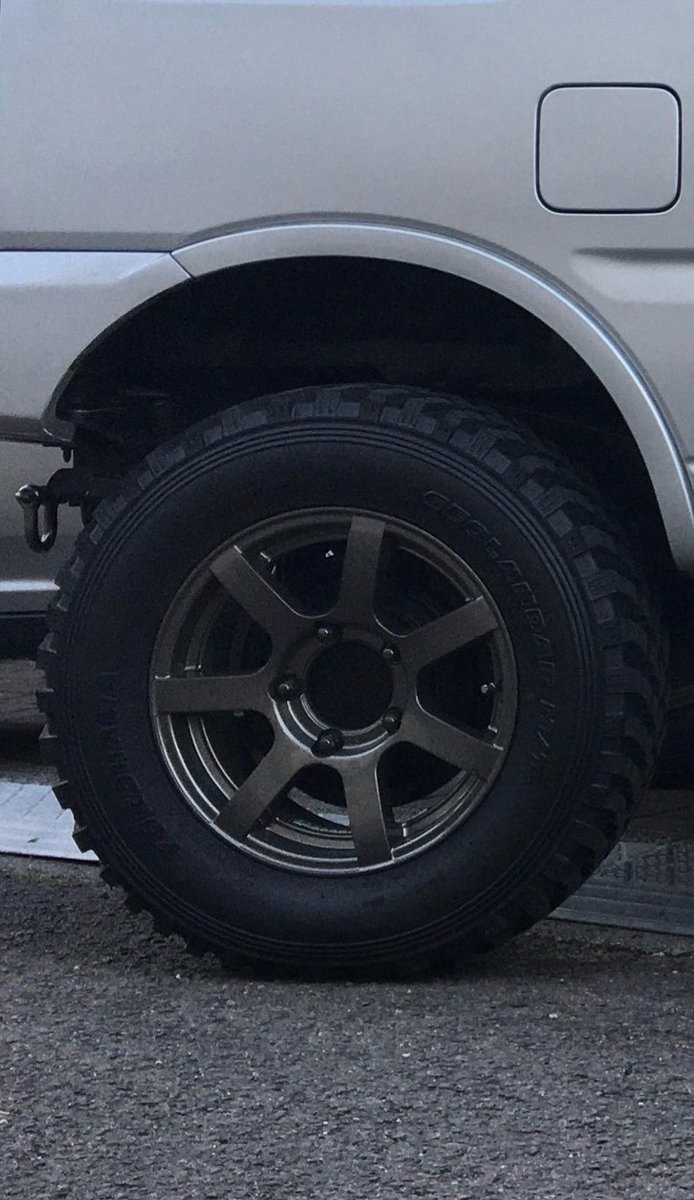 hashiharu_C33's tweet photo. #拡散希望 

親父の乗ってるジムニーのホイール盗まれました

ORIGIN Labo MUD-S7
16インチ 5.5J+20
ガンメタリック

YOKOHAMA GEOLANDAR M/T  G001 
195R16C  2021年製

仙台市泉区です
売られているの見つけた方いれば連絡ください
犯人ももし見てたらDMください
返してくれれば大事にはしません https://t.co/aWCXSOsvVH