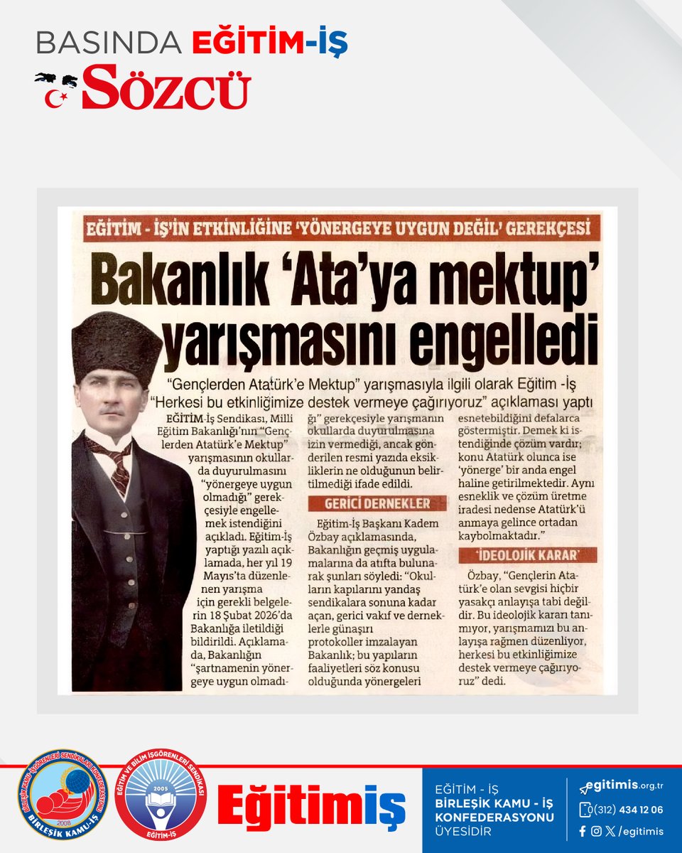 Eğitim İş Genel Merkezi tweet media