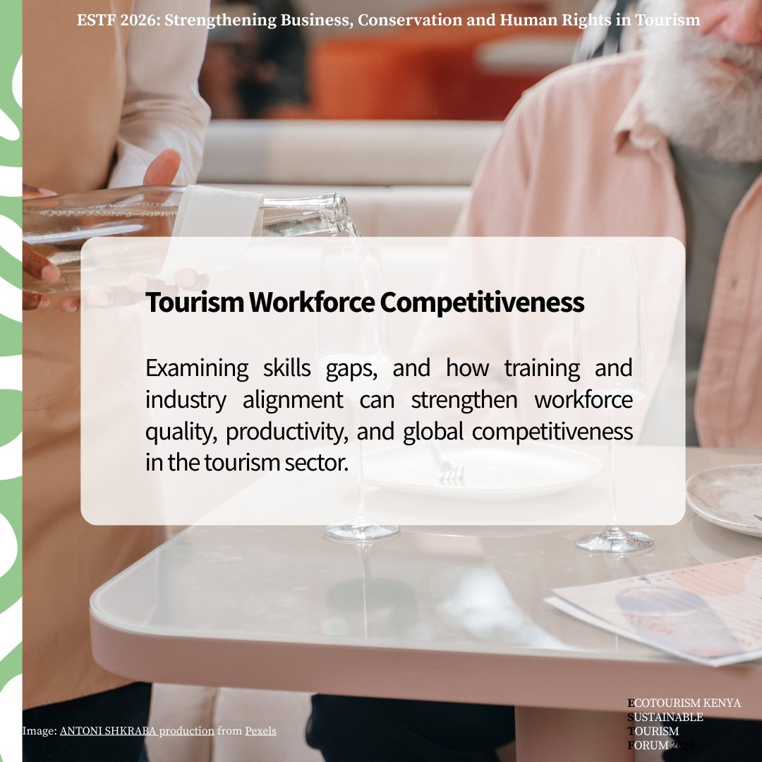 A competitive tourism industry starts with its people.

🧑‍🍳From skills gaps to evolving industry needs, how can we better align training, talent, and opportunity? 

🎯Tourism Workforce Competitiveness

#responsibletourism

+