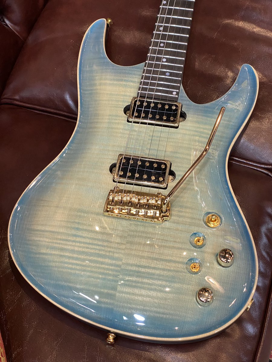gakkicenter's tweet image. Valenti Guitars ( ヴァレンティーギター )
Nebula Carved, Ice Blue(Dark Burst)

gakkicenter.com/c/gr1213/gr122…

こちらはボディバックがブラックカラーのモデルになります。
ネック裏も鮮やかなアイスブルーカラーです。

#valentiguitars #madeinitaly #ヴァレンティーギター #イタリア製