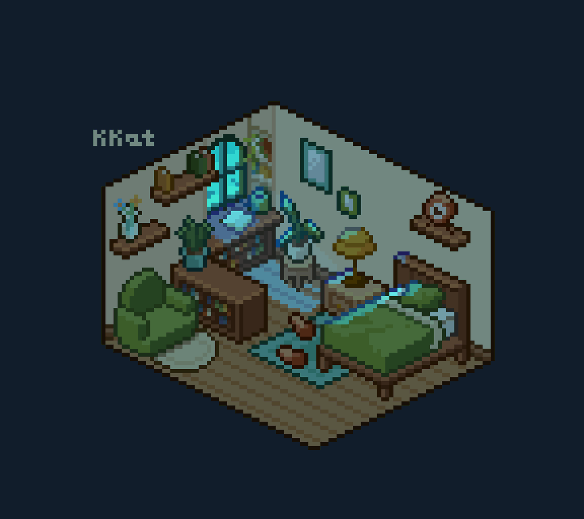 mint_kkat's tweet photo. 해질녘과 새벽

#픽셀아트 #pixelart #ドット絵 https://t.co/olZqGrq76G