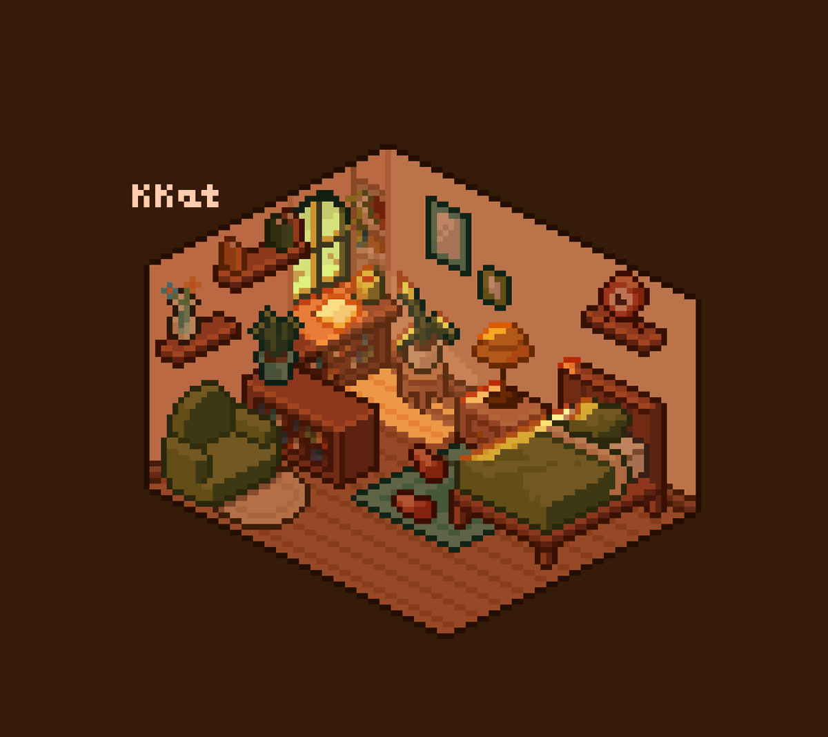 mint_kkat's tweet photo. 해질녘과 새벽

#픽셀아트 #pixelart #ドット絵 https://t.co/olZqGrq76G