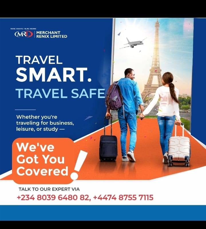 MerchantRenix's tweet photo. We understand the hassle that comes with traveling abroad, maybe on a visit or tourist visa. Get your love ones insured, so that they can enjoy their travel in comfort and tranquility. 

Send us a DM today! https://t.co/SX5LBYo2lq