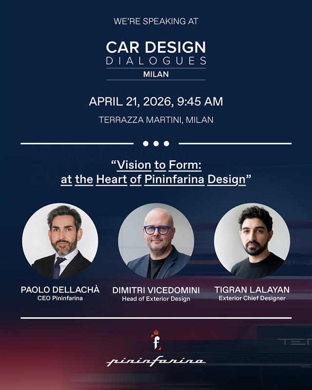 PininfarinaSpA's tweet image. #MilanDesignWeek Exclusive! On April 21st, #Pininfarina will present the creative process behind the @JASMotorsport Tensei at the Terrazza Martini. A unique opportunity to bring together the #automotive #design community and unveil the new trends that are redefining the industry.