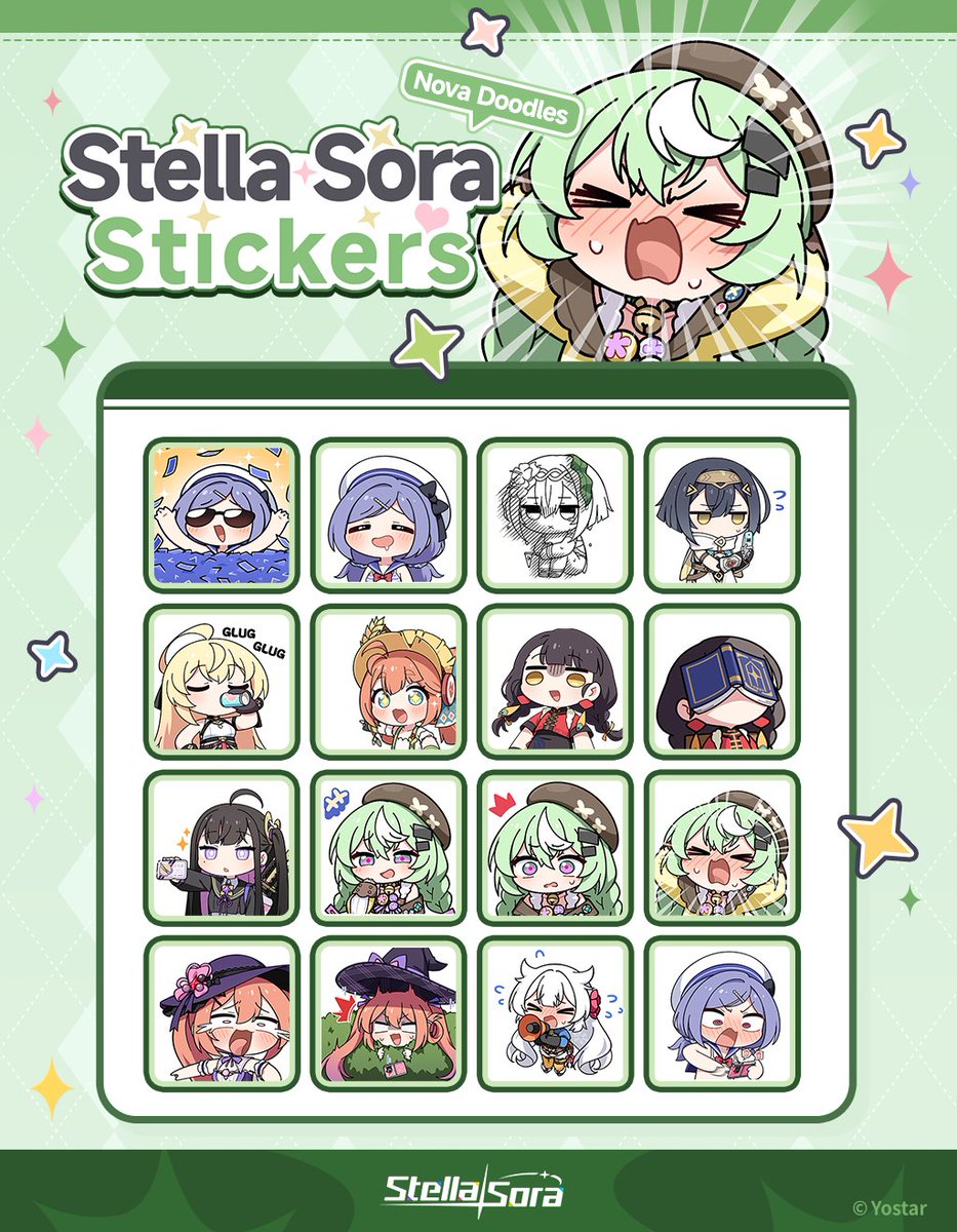 Stelle Sticker Css Stella Sora Stickers Pack Nova Doodles Dear Tyrant, Stella Sora ...