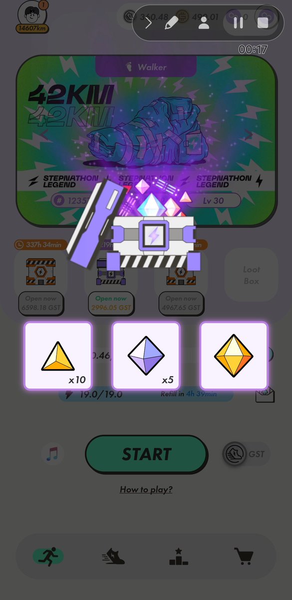 CioSilv's tweet photo. #STEPN Polygon realm 
Mystery Box lvl 8 🫠

Base Opening cost : 1024
Efficiency lvl 3 = + 1360 GMT 
Resilience lvl 2 x5 = + 35 GMT 
Efficiency lvl1 x10 = + 250 GMT 

I am not selling -> i need a higher Efficiency gem on POLYGON ♾️ https://t.co/0TZiNKrZaR