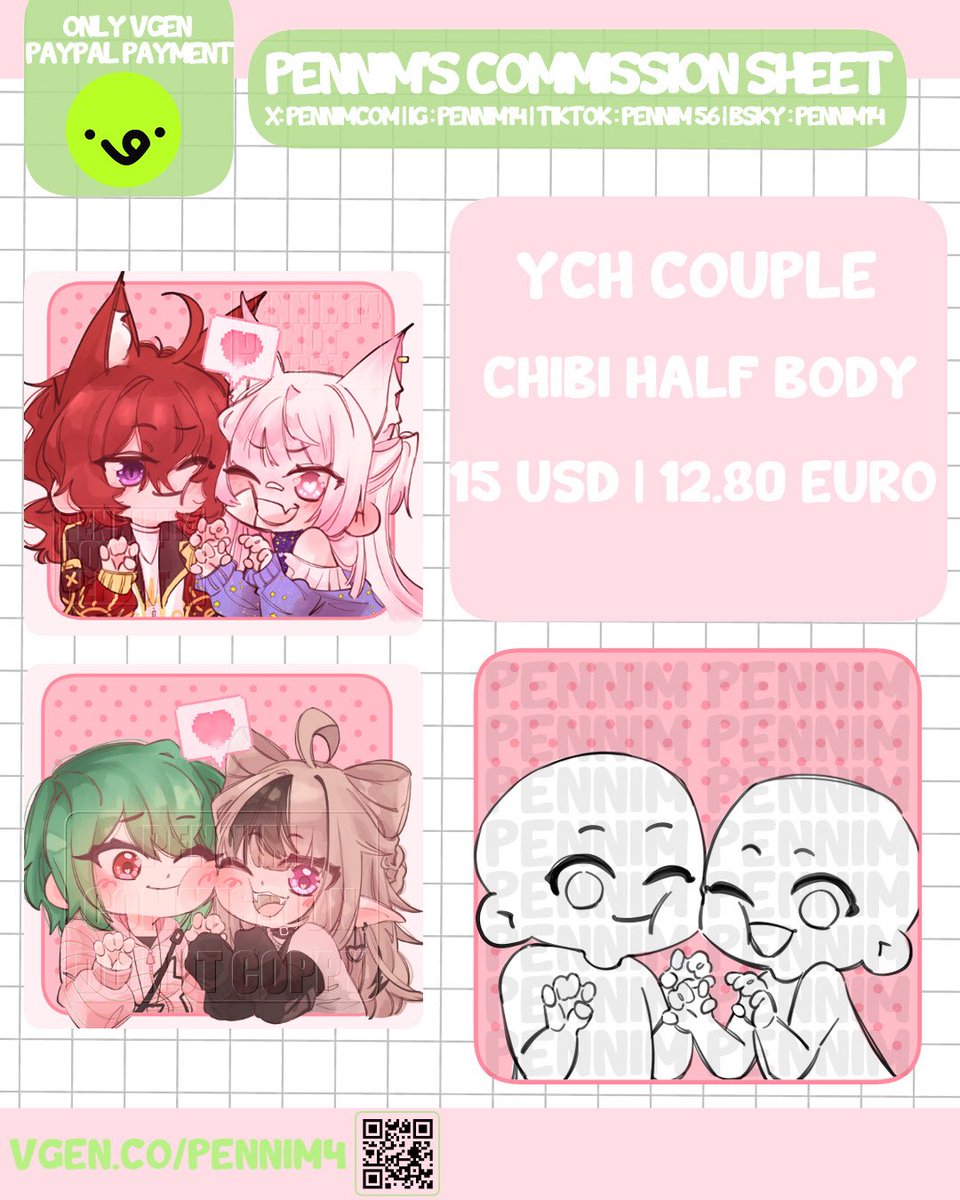 Pennimcom's tweet photo. YCH couple OPEN 🌸

https://t.co/hAJ4m2GEXt 

#ych #commissions #vgen https://t.co/nRd8MdnhpN