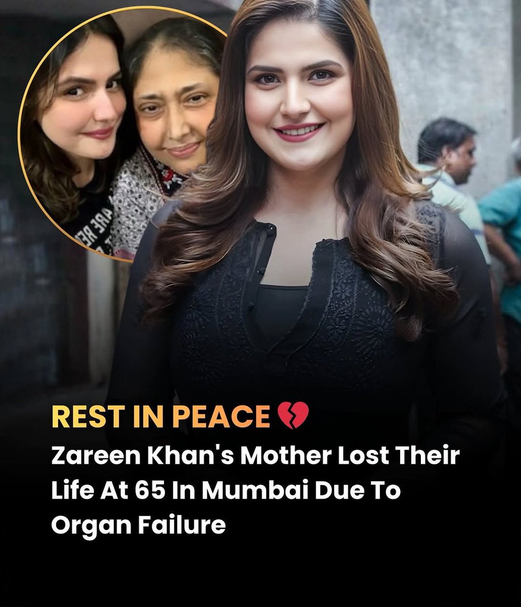 Zareen Khan’s mother, Parveen Khan, died after a prolonged illness on April 8 in Mumbai, her team said in a statement. She was 65 years old and died due to organ failure after being ill for a long time. .