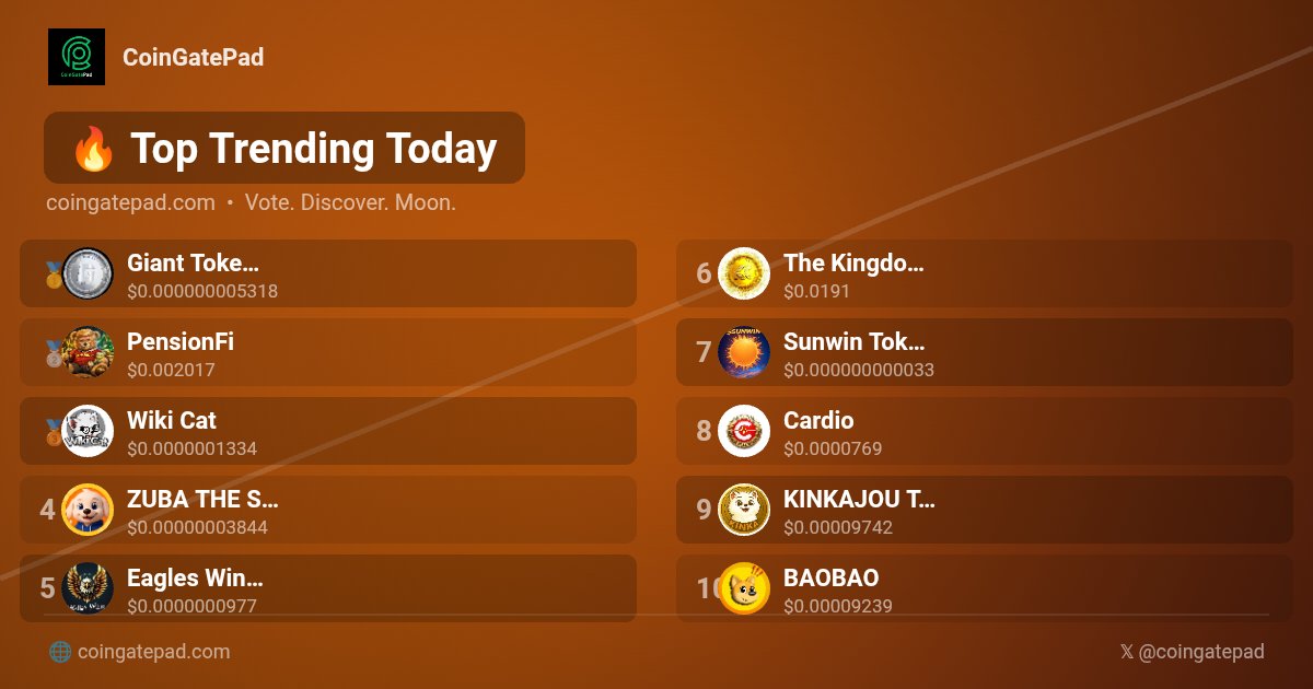 CoinGatePad | Coin Listing | Web3 Discovery tweet media