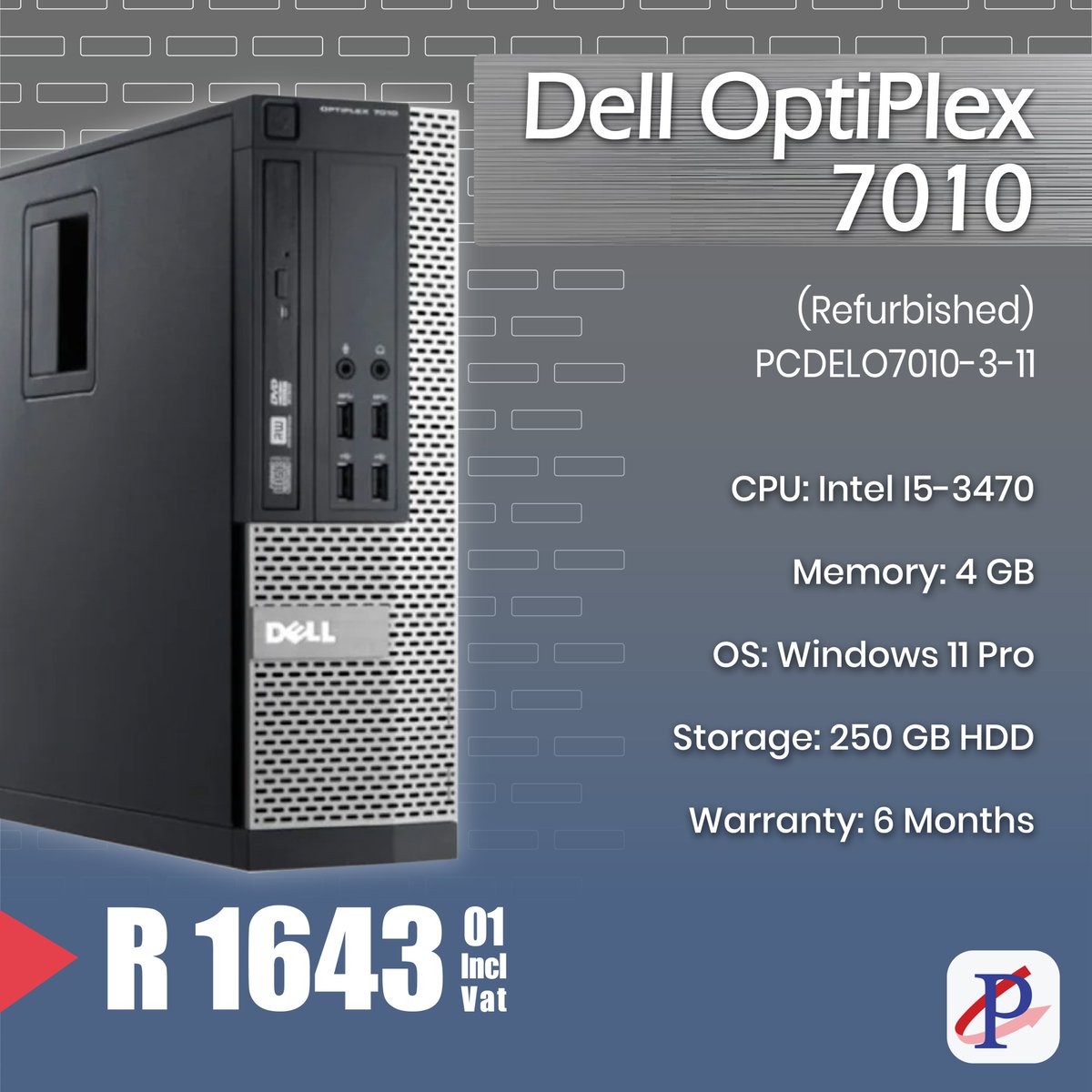 Partserve's tweet image. Reliable desktops for modern workspaces.
Choose performance you can depend on with a practical and efficient Dell Desktop!

👉 Click the link below to view our range!
shop.partserve.co.za

#Dell #OptiPlex #Desktop #Deals #OfficeTech #TechDeals #Refurbished #SFF #Partserve