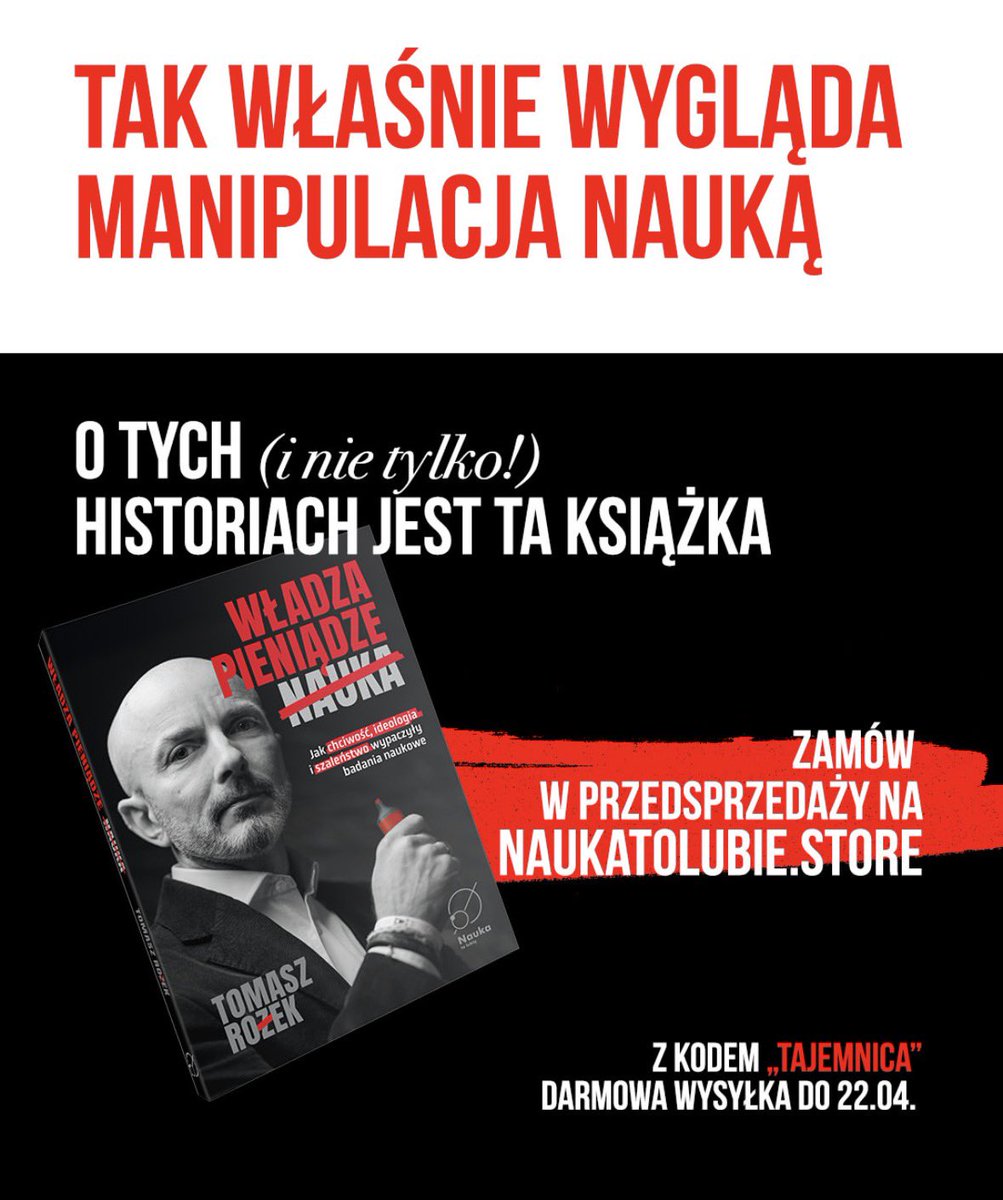 Tomasz Rożek tweet media