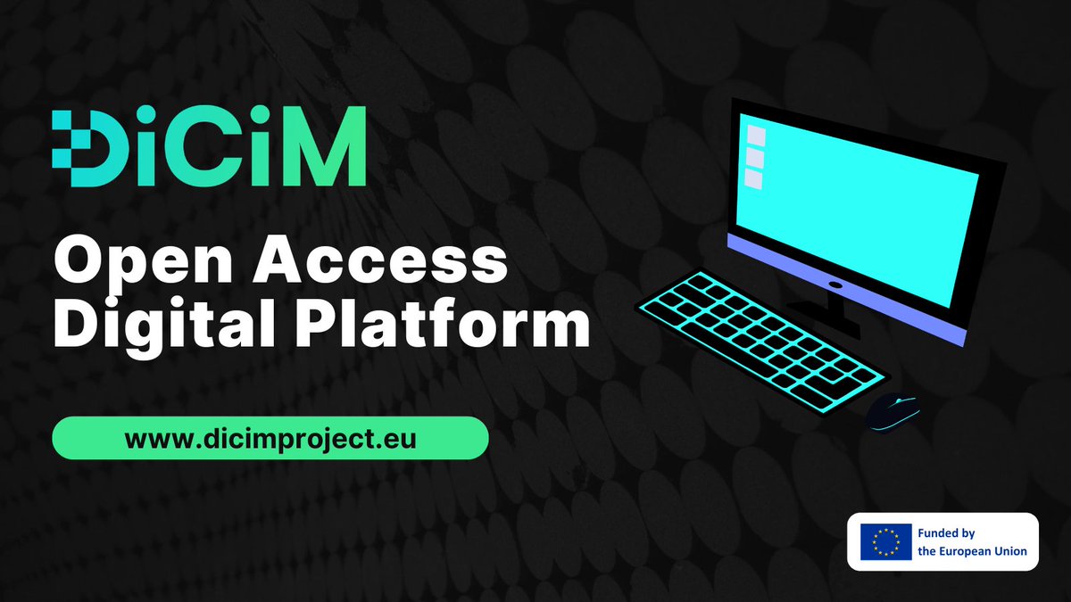 DiCiMProject's tweet photo. Our Open Access Digital Platform (OADP) launched in May 2025, with a stronger second release in Jan 2026 - faster and improved by user feedback. 

Built to scale, it’s ready to connect with Europe’s emerging data ecosystems 

See our platform at: https://t.co/D6OFxPabYZ https://t.co/Jw1Iqj0iHA