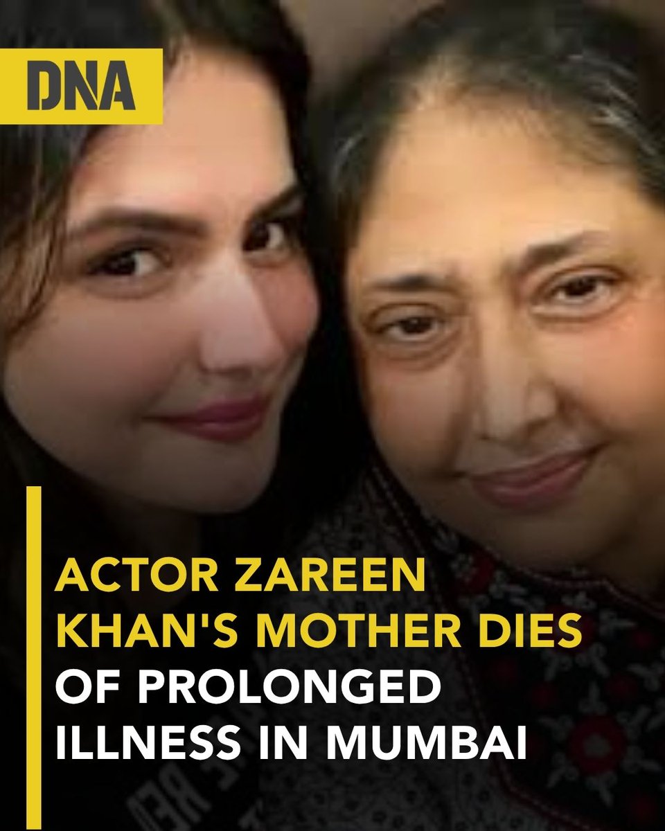 dna's tweet image. Actor Zareen Khan is grieving the loss of her mother, Parveen Khan and her pet cat Rambo in the same week, sharing her grief with fans on social media.

Read here: dnaindia.com/entertainment/…

#ParveenKhan #ZareenKhan #Entertainment #DNAUpdates