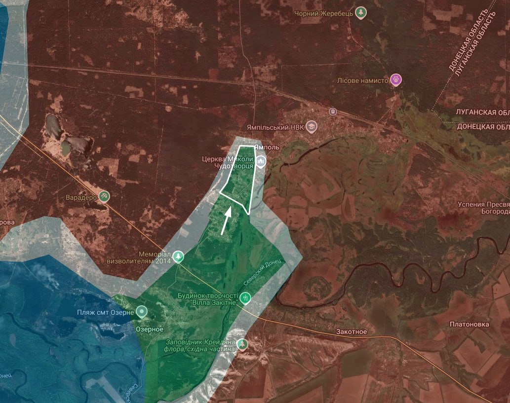 🇺🇦🇷🇺 INTO the CENTER of Yampol

Ukrainian forces pushed right into the CENTER of Yampol, Lyman direction, not outskirts, not probing, this is control pressure

Once you’re in the middle, everything changes, supply lines get messy, defenders lose coordination, positions start