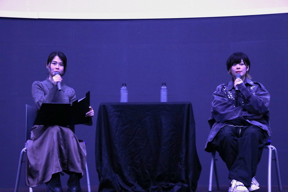 chiba_kagakuQ's tweet photo. #市川蒼 ライブナレーションinプラネタリウム～星あかりの詩～
ご来場ありがとうございました！

日々頑張る人を励ますような優しい表現は脚本担当の #山田茉亜紗 さんも注力したそうで、市川さんもお気に入りと仰っていました。 
市川さんの優しい声色にみなさん癒されていました☺️

#千葉市科学館 https://t.co/ofVB2dDlz1