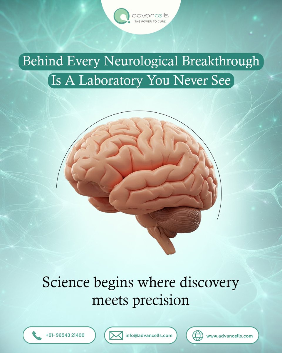 Advancells's tweet image. Breakthroughs start in the lab.
At Advancells, stem cells are manufactured under strict controlled conditions — with precision, quality, and years of research. No shortcuts. No hype. Just responsible science.

#StemCell #Biotech #LabScience #Advancells