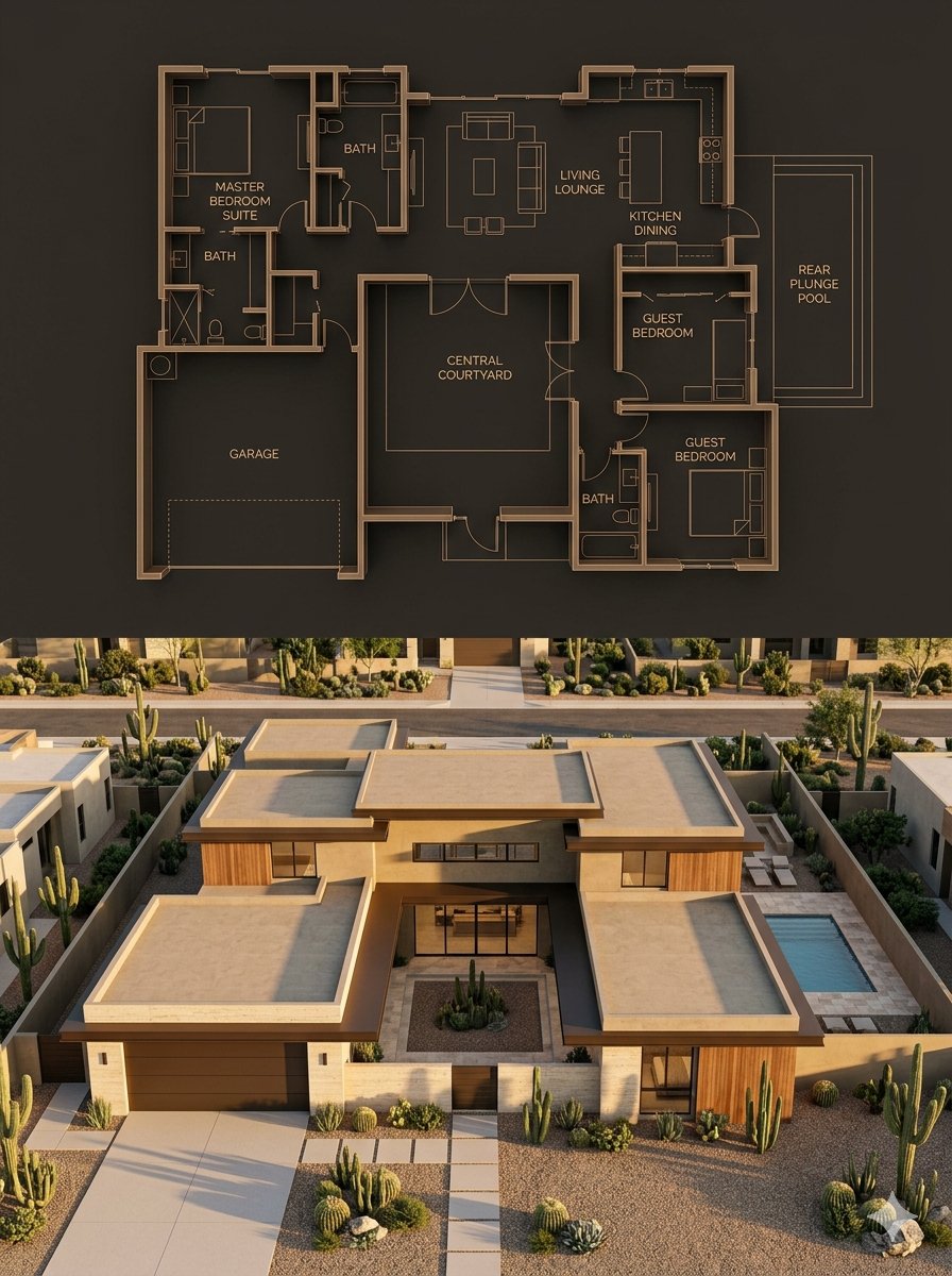 House design Blueprint and 3D render Nano Banana 2 vs Chat GPT image 1. ...