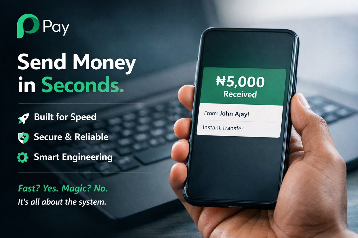 OlatunjiAyokan2's tweet image. How OPay moves your money in seconds
You send ₦5,000.
Before you even drop your phone, the other person gets the alert.
It feels like magic… but it’s not.
What you’re seeing is a system built for speed at every level.
First the infrastructure.
OPay runs very close to Nigeria’s