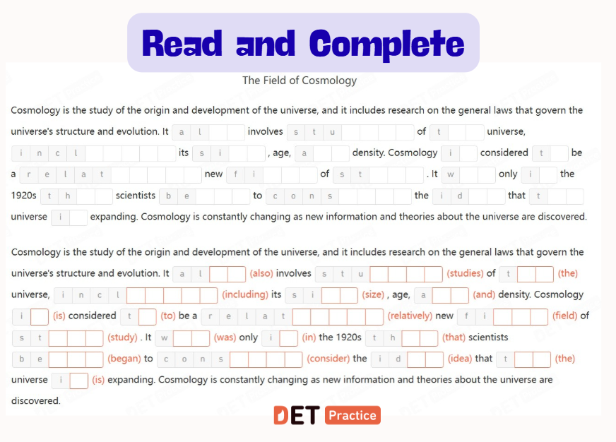 PracticeDET's tweet photo. 🔥 DET 130+ | Read &amp; Complete
A high-level challenge—can you find the word that fits the deeper meaning? 👇
For more advanced prep, https://t.co/pOV9CKz3DV is one of the best platforms for DET training—get 3 days free.
#DET #DET130 #EnglishPractice #ReadAndComplete https://t.co/zacrx2nhEt