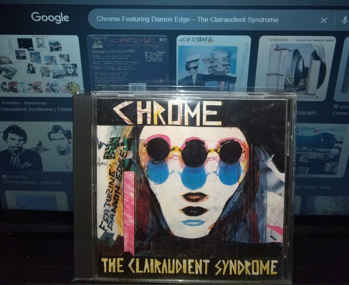 mellozaemon's tweet image. #Chrome🇺🇸(1976~) #Industrial #Experimental
Featuring #DemonEdge(1949-1995)
The Clairaudient Syndrome('94)
何故Featuring表記なのか詳細はWiki見てちょ