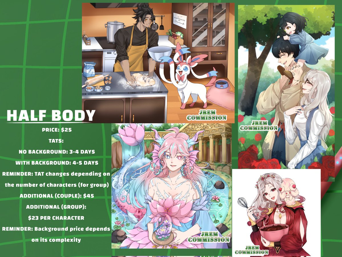 jremdraws's tweet image. COMMISSION AVAILABLE 💚 

#commissionme #animestyle #smallartist