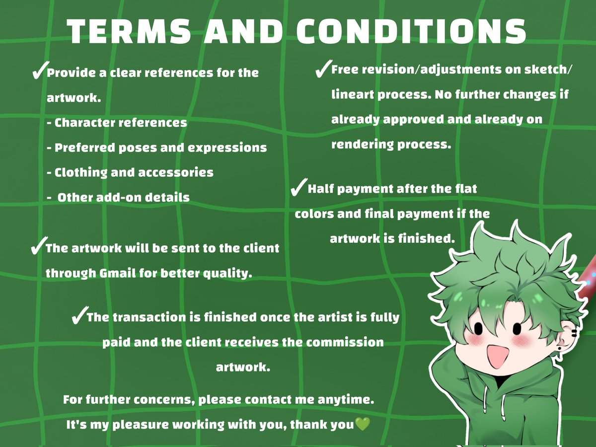 jremdraws's tweet image. COMMISSION AVAILABLE 💚 

#commissionme #animestyle #smallartist