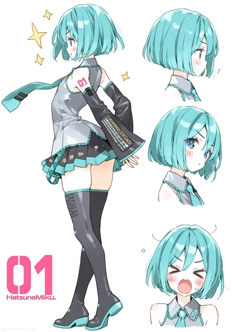 #初音ミク ボブカットミクさん