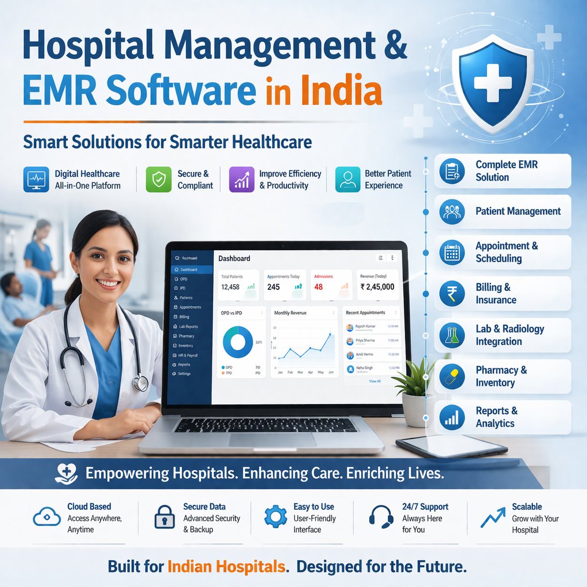 smartperfeai's tweet image. Managing a hospital or #clinic shouldn’t be complicated. With #smartPerfectAI, healthcare providers can streamline operations, reduce paperwork, and deliver better patient care — all from one intelligent platform. smartperfect.ai/why-smartperfe…
#EMRSoftware #Health #AI #MedicalSoftware