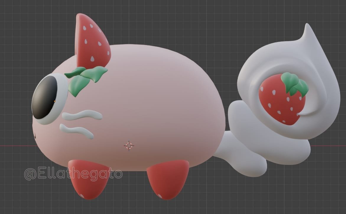 Ellathegato's tweet image. My oldest oc #dandysworld #dandysworldoc #3dmodel #dandysworldcharacter