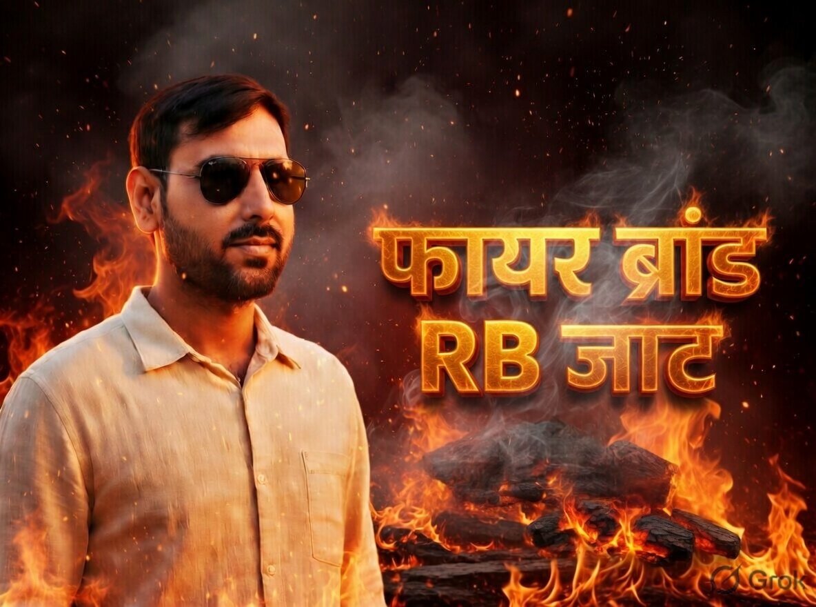 विश्वास, भरोसा, उम्मीद और न्याय से भी बढ़कर पेश है...
"फायर ब्रांड - RB जाट" 

"थोड़े दिन शांत क्या हुवे फ्लोवर समझने लगे,
#फायर_हुँ_मैं 💥 "

क्यों पड़े हो चक्कर मे कोई नही है टक्कर में.... 🤘🔥