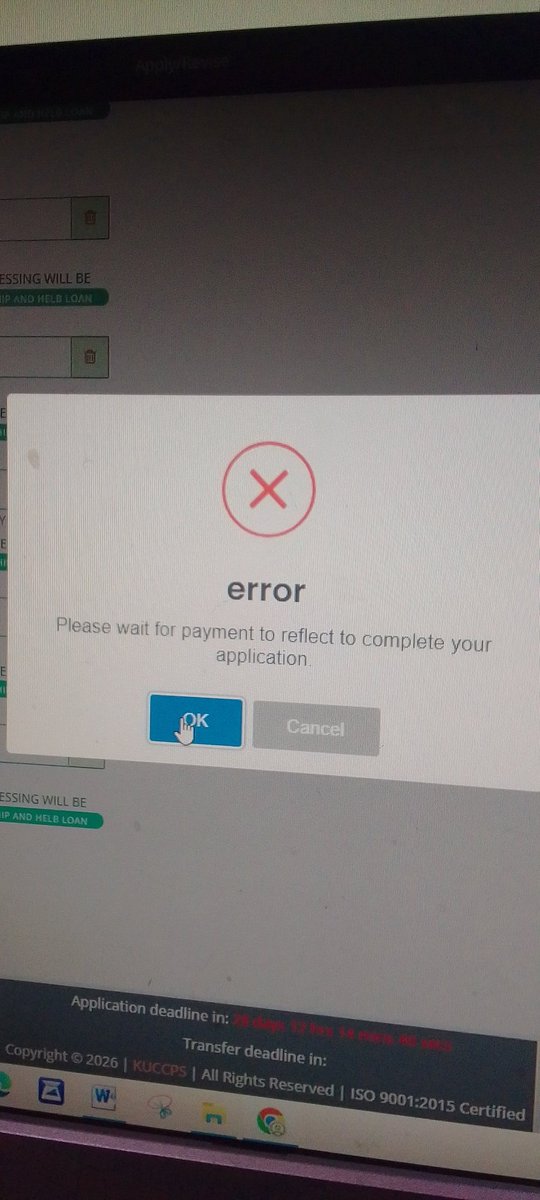 kipropkomen72's tweet photo. @KUCCPS_Official Am experiencing the same problem, are kuccps aware of this problem really 
I have paid @KUCCPS_Official why this way???? https://t.co/eBZmvcEguN