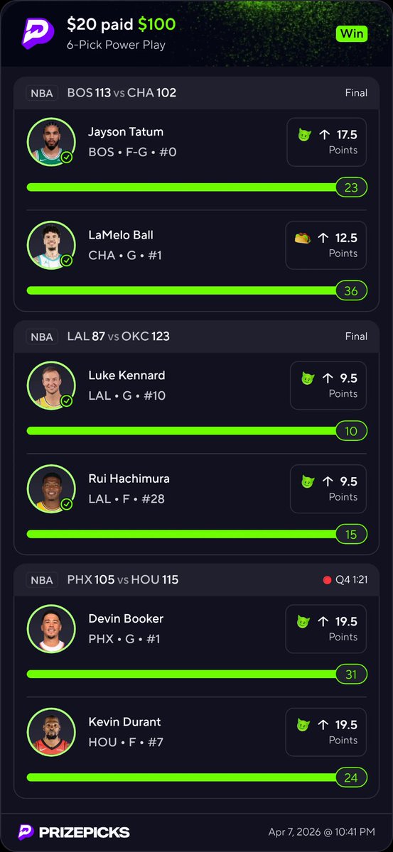 freelife1113's tweet photo. Parlay hit different – wins rolling 🔥
#SportsBettingWins
TG: https://t.co/6snNkELo3A
DC: https://t.co/nviA8Jx1eR https://t.co/ssi6S4sK84