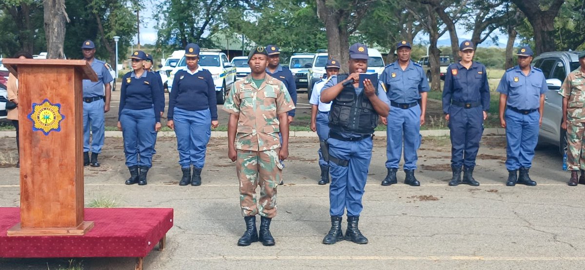 SAPoliceService's tweet image. #sapsNW [HAPPENING NOW] The South African Police Service in the North West Province has officially launched Operation Prosper this morning at the SAPS Mankwe Academy near Rustenburg.

This joint operation with the South African National Defence Force (SANDF) is aimed at