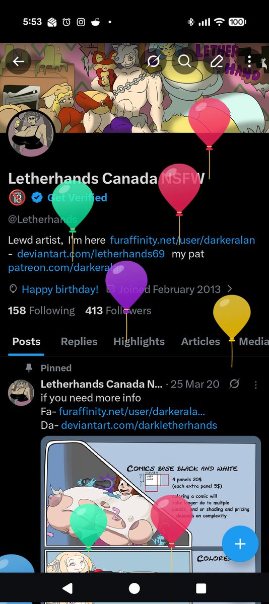 Letherhands tweet picture