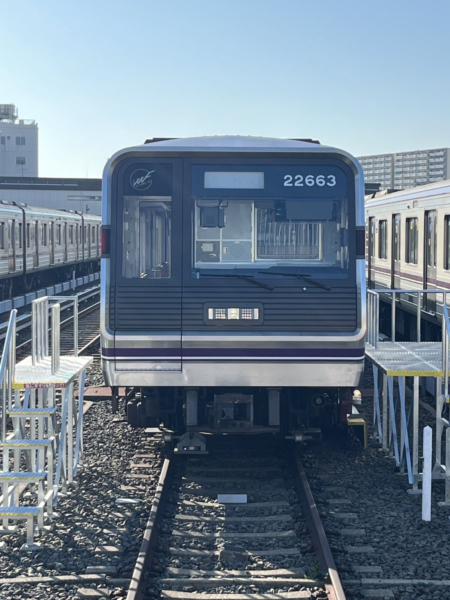 新22系最後のリニューアル更新編成は元OTSの22663×6。 大阪メトロ