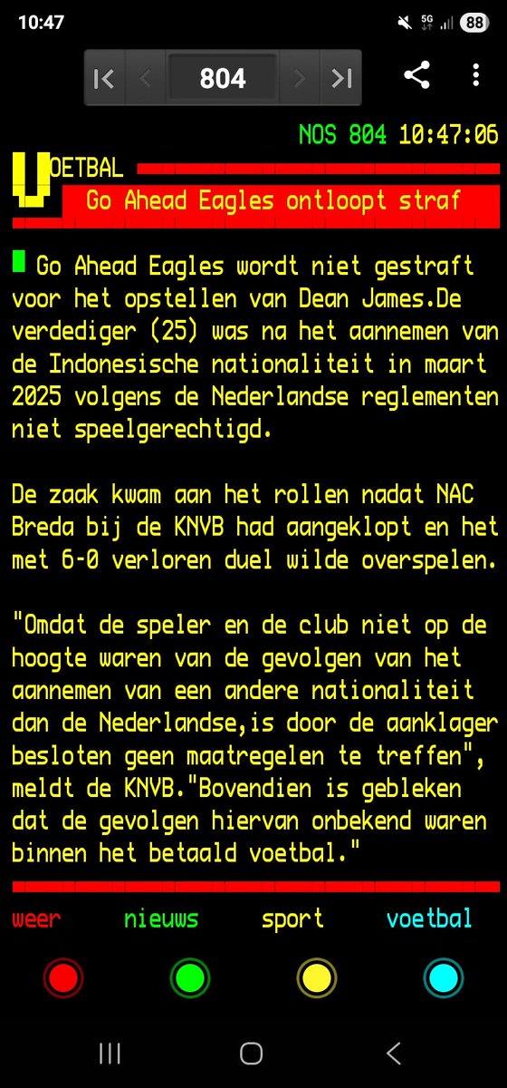 EddieKlunder's tweet image. Mooi !! Zijn we daar ook weer van af ! De poging van #nac, om via deze weg "punten" proberen te halen, is van de baan #kowet #handhaving #35punten #nacpraat ❤️💛❤️💛❤️💛