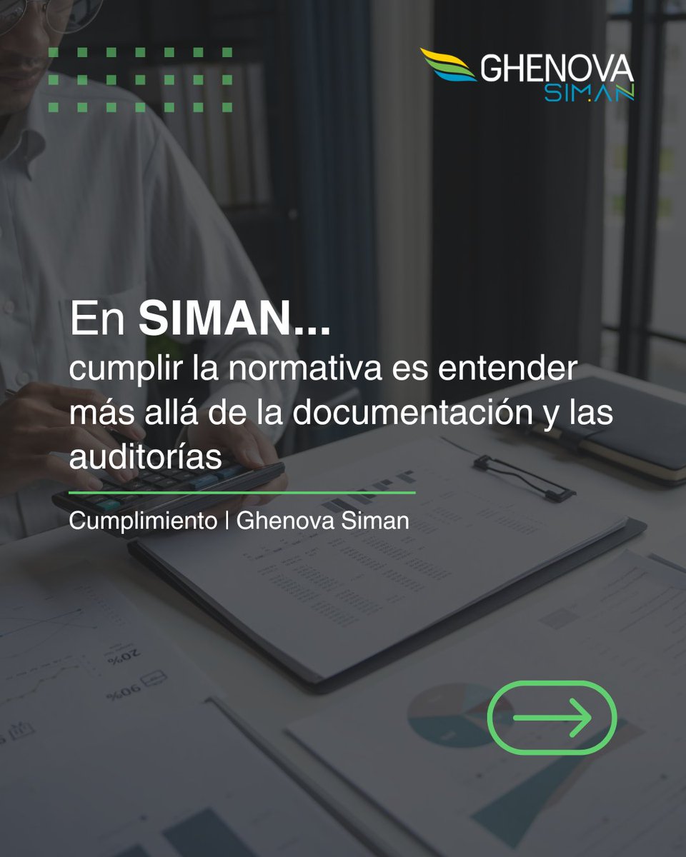 GHENOVASiman's tweet photo. En Ghenova SIMAN abordamos el cumplimiento desde la ingeniería: analizamos riesgos reales, traducimos requisitos en medidas técnicas y garantizamos trazabilidad a lo largo del ciclo de vida del activo.#CumplimientoNormativo #SafetyEngineering #OperationalExcellence #GHENOVASIMAN https://t.co/1lXmKBVIGh