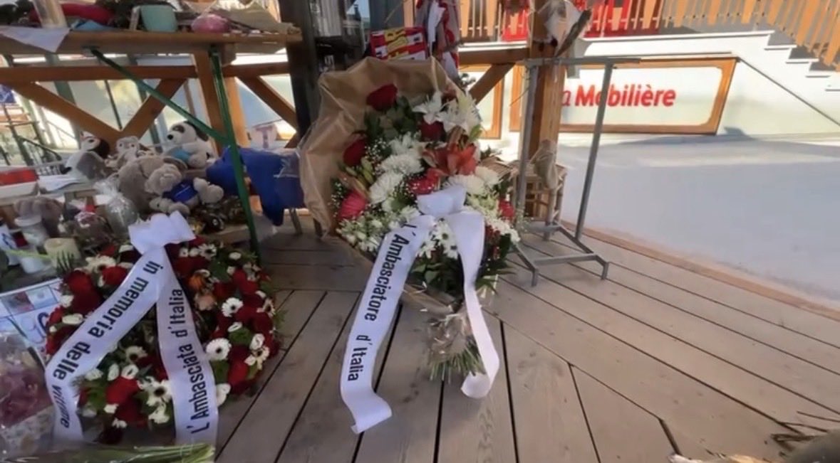 ItalyinCH's tweet photo. Le mie più vive e sentite condoglianze alle famiglie delle  41 vittime della tragedia di Crans-Montana  le cui giovani vite sono state spezzate a causa dell’irresponsabilità di coloro che avrebbero dovuto garantire la loro sicurezza nel Bar Le Constellation e non lo hanno fatto. https://t.co/mphJdkzOTm