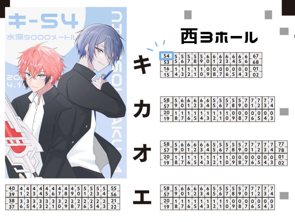 なつか〖 西3 キ-54 〗 tweet media