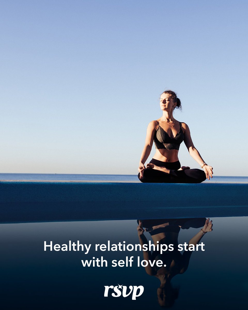RSVP's tweet image. 💛 Healthy relationships start with self-love.

Before looking for love from someone else, consider:

✨Do you set boundaries that protect your needs?
✨Do you give yourself rest and self-care?
✨Do you honour your own values and goals?

#SelfLove #LoveYourself #SelfWorth