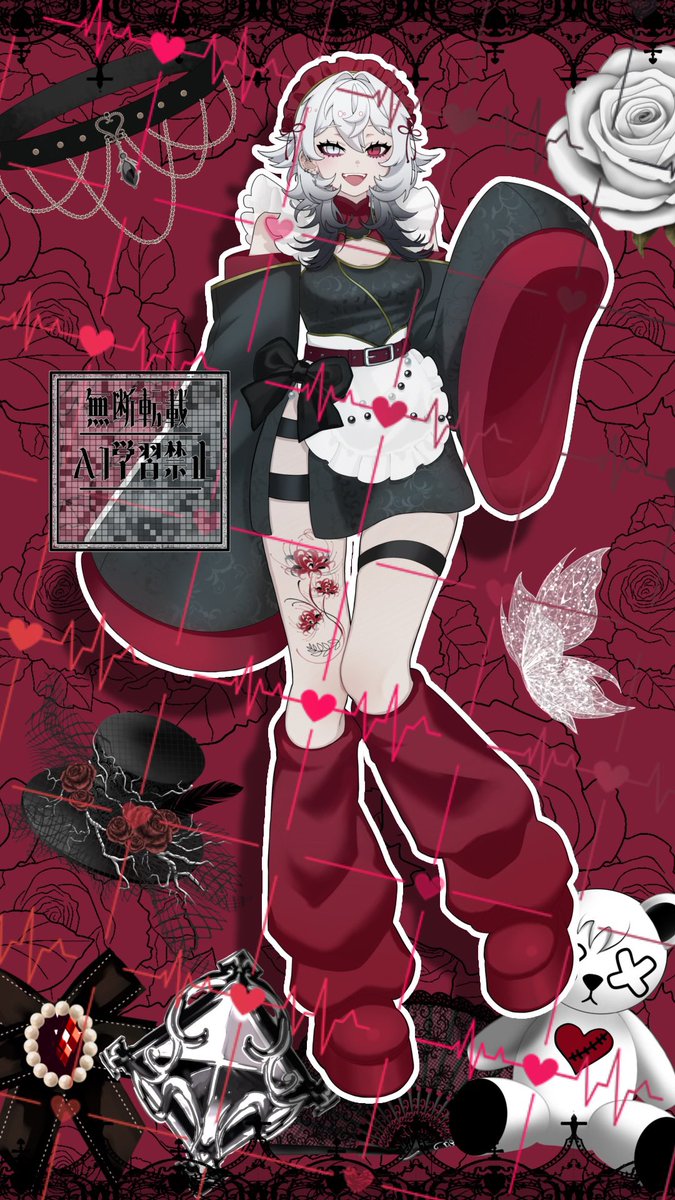 hakuyu_md's tweet photo. #新衣装パネル開け 

─────────────────

　　　おかえりなさいませ♥♥

　　　   ご主人様、お嬢様♥♥

　メイドになった白鼬も愛してね♥♥

─────────────────

新衣装パネル開けthx. https://t.co/yUeX0ZVkMy