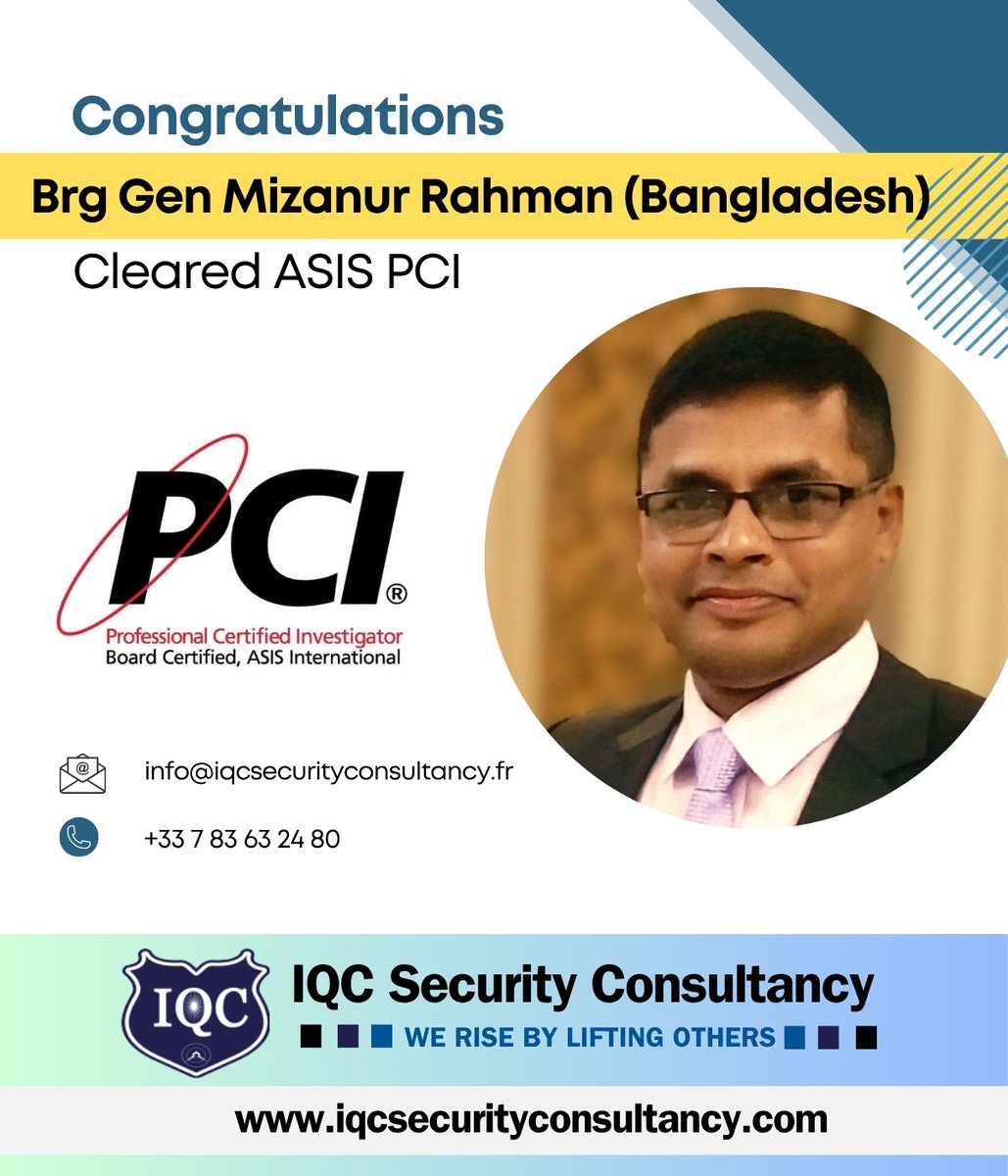 IQC Security Consultancy, France tweet media