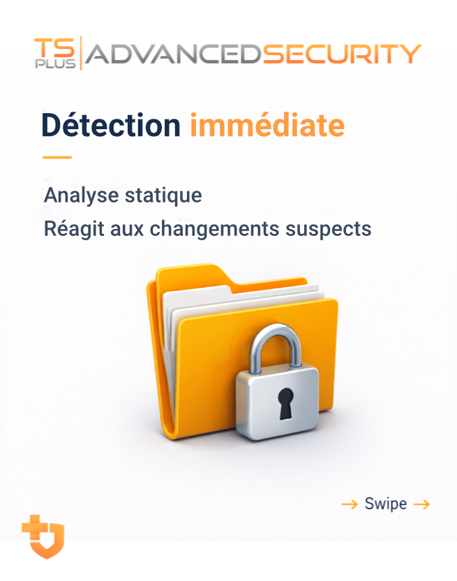 TsplusAcademy's tweet image. Une attaque par ransomware ne se contente pas de verrouiller vos fichiers ; elle paralyse votre entreprise entière. Chaque minute d’arrêt signifie une perte de revenus, des équipes immobilisées et des clients affectés. Protégez votre avenir dès maintenant. #AdvancedSecurity