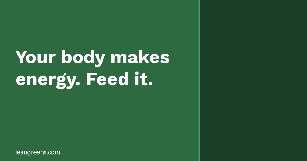 Greens powders don't give you energy. 

They give your body what it needs to make it - B vitamins, magnesium, iron. 

No spike. No crash. 

Just better fuel.