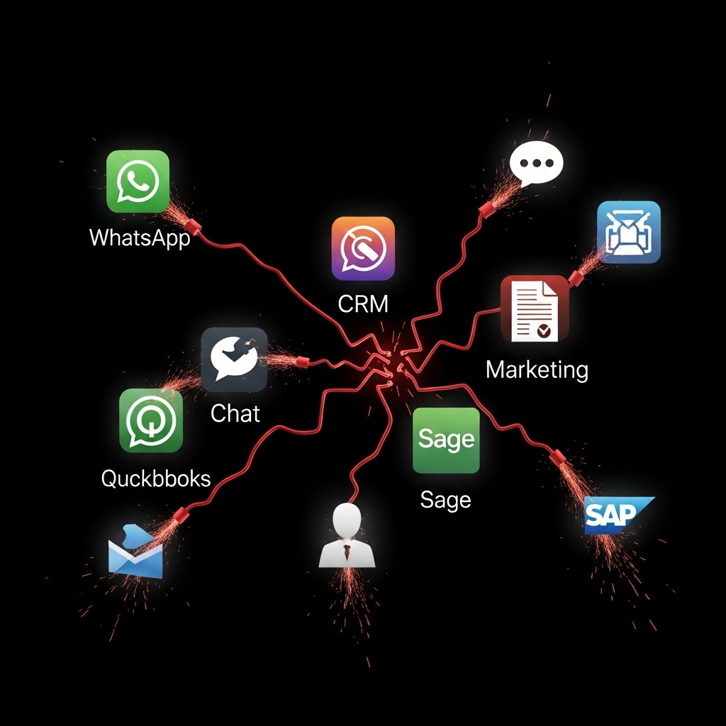 Techcomafrica's tweet photo. Did you know?

Disconnected business tools create operational chaos. 

When your apps don't talk to each other, your data stays trapped in silos.

Zoho One replaces the clutter. Sales, Finance, and HR—into a single operating system.

Learn More https://t.co/7MUJtyLtzT https://t.co/WVImAZz0rq