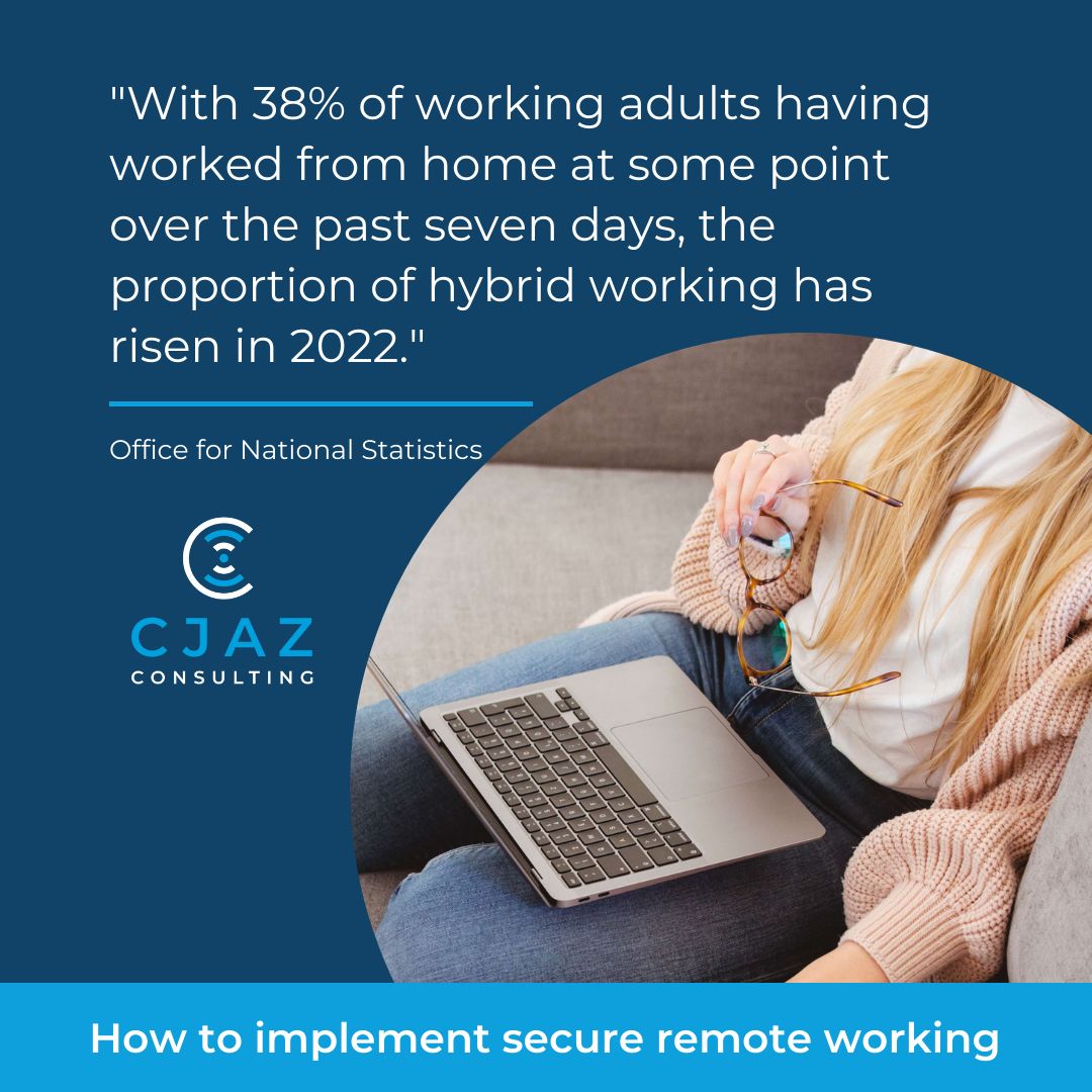 cjaz_consulting's tweet image. IT experts CJAZ recommend 10 best practices businesses can implement to ensure effective, safe and secure remote working for your team.

cjaz.co.uk/post/how-to-im…

#workfromhome #remoteworking #securehomeworking #WFH #Networksecurity