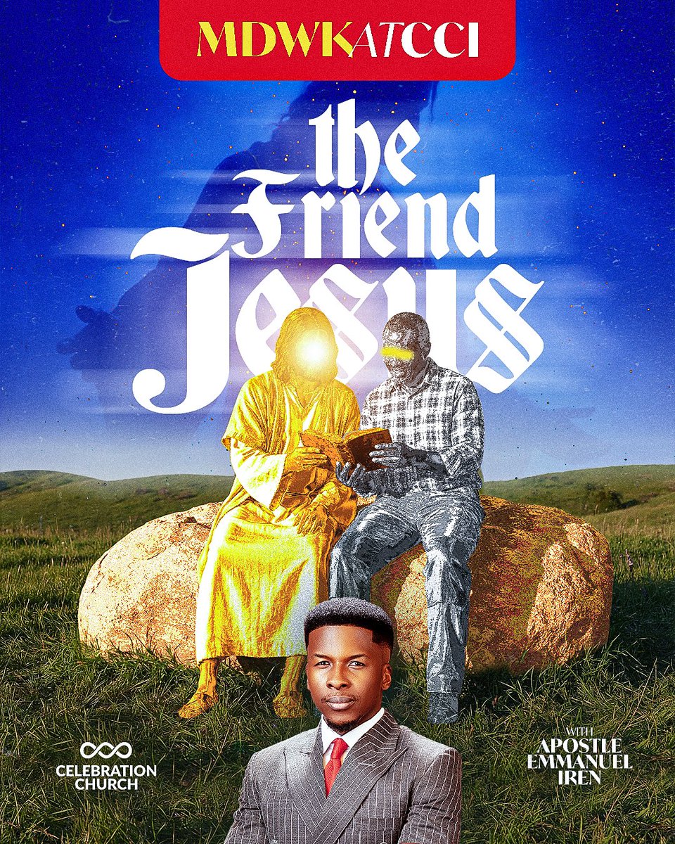 cci_lagosisland's tweet photo. “Behold, I stand at the door and knock. If anyone hears My voice and opens the door, I will come in…” — Revelation 3:20

Jesus is not just Savior—He is a friend who desires closeness and fellowship with His people. He stands at the door of our hearts, ready to walk with us, speak to us, and do life with us daily.

He is not distant or unreachable—He is our friend. A present help, a constant companion, and the One who loves us deeply and personally. 
In Him, we find comfort, guidance, and unwavering love.

Join us on YouTube as we explore Jesus: The Friend Jesus.

Don’t miss it

#Yeshua 
#TheFriendJesus 
#CCILAGOSISLAND
#CCIGLOBAL