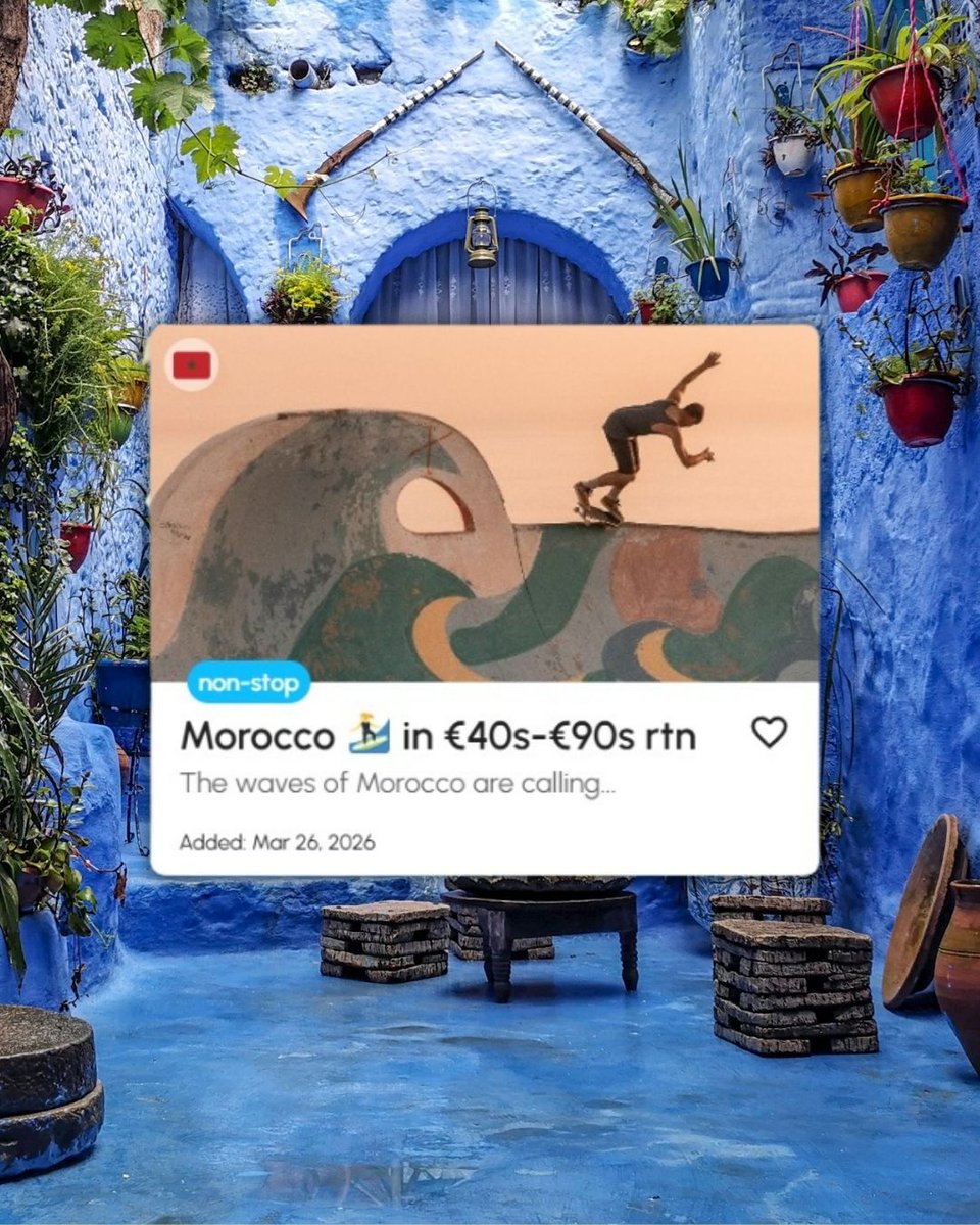 jacks_flights's tweet image. Need a quick vitamin D top up? 🌞 Take your pick from the sunny shores of Morocco, Madeira &amp;amp; Minorca ✈️ All for under €90 return!

#cheapflights #flighttips #travel